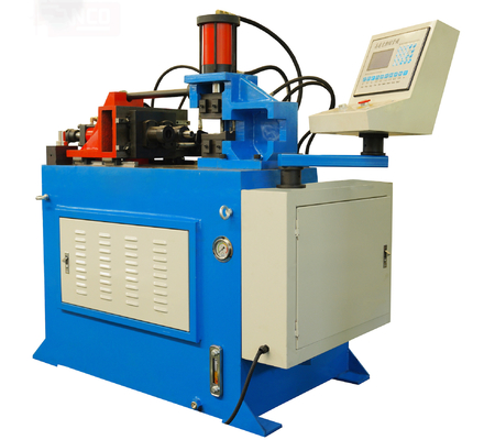 Tube pipe diameter end reducing expanding flaring shrinking former crimping necking forming machine