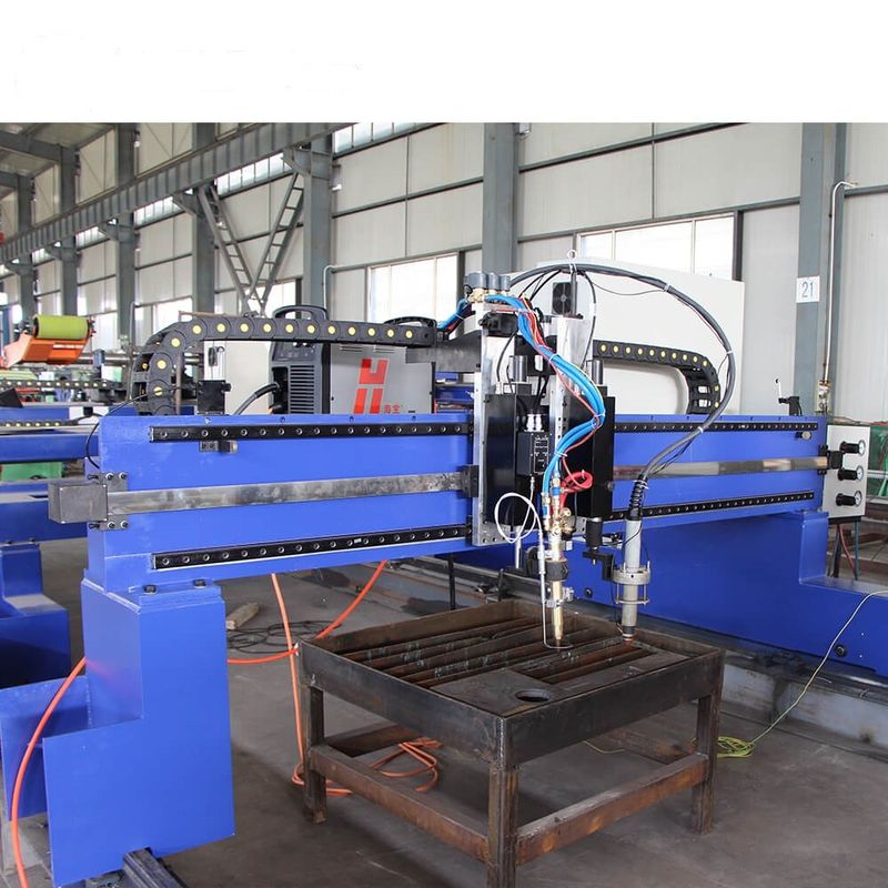 Gantry CNC Flame Air Plasma Cutting Machine Equipment 12m UL 6000mm/Min