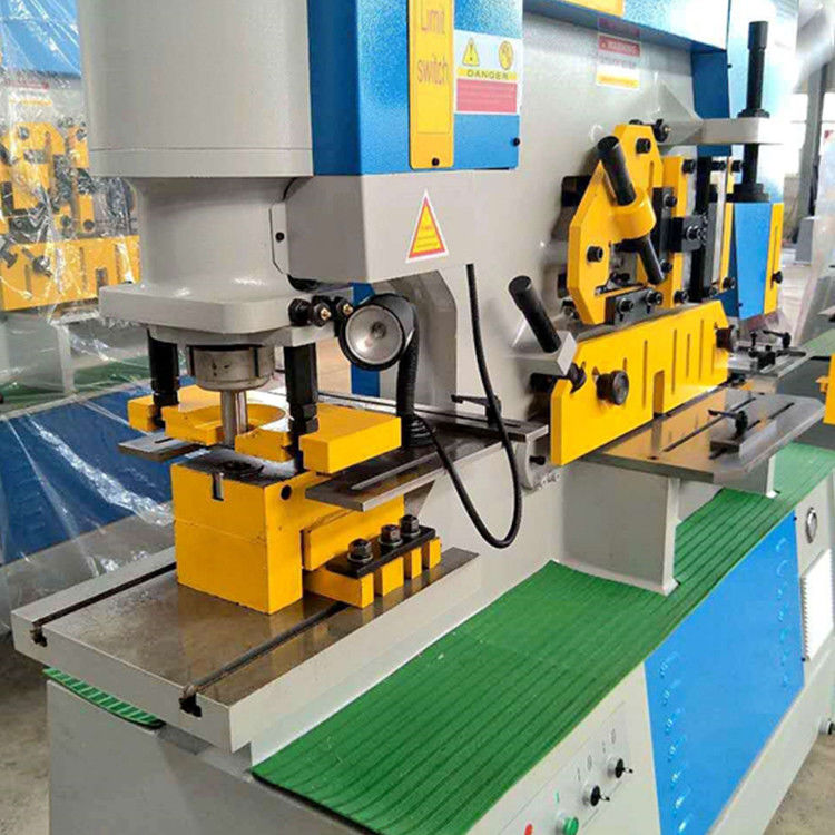 120T Hydraulic Angle Steel Cutting Machine 80mm For Pipe Notching / Punching