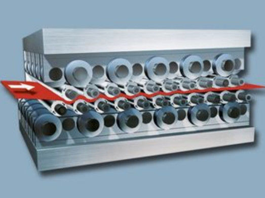 Sheet Metal Straightener Leveler 4Layer 400mm For Thickness 0.4 3.0mm
