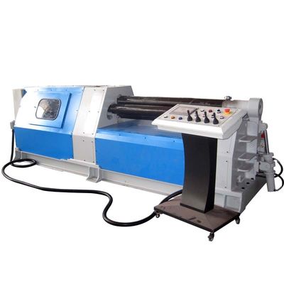 W12 12x2500 Plate Bending Rolling Machine 4 Roller PLC Controller