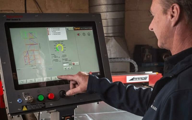 Hypertherm EDGE Connect CNC Controller installed on Esprit Machine