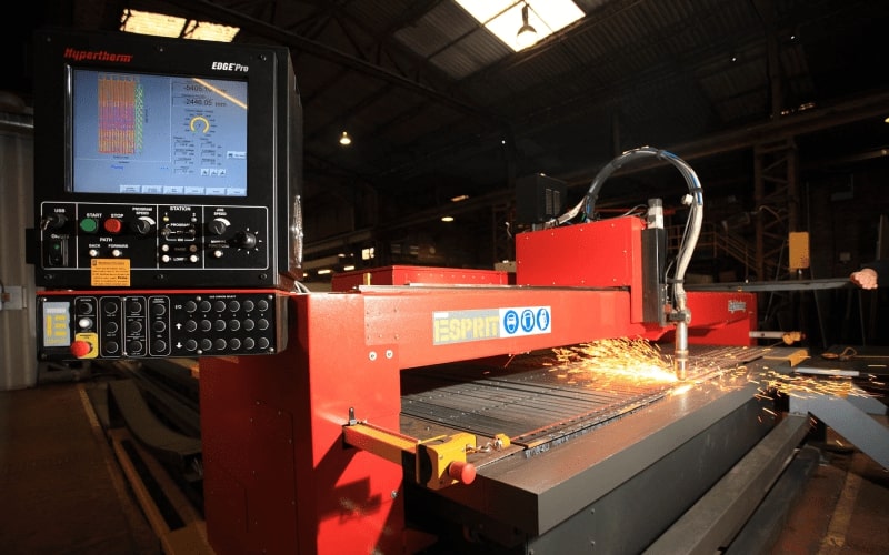 Refurbished Lightning HD CNC plasma cutter by Esprit Automation