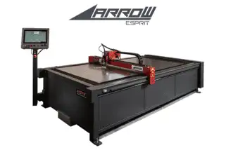 Arrow compact sheet metal CNC plasma cutter for HVAC ductwork