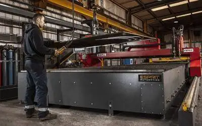 Custom Bevel Head CNC Oxy-Fuel Flame Cutting Table